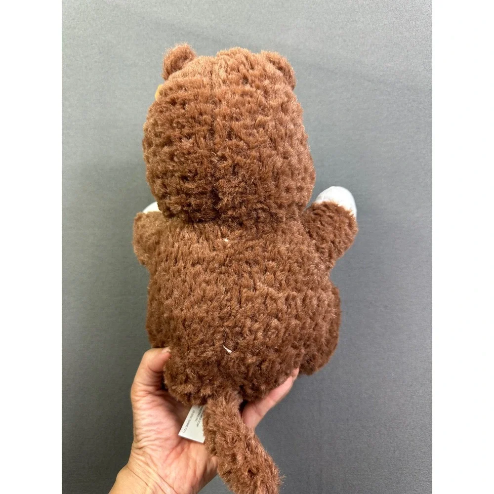 PetSmart Hope Plush Dog Toy Brown White Buffalo Plaid Squeaker 2023Holiday 10.5